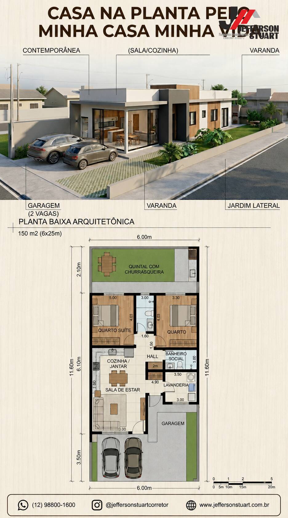Casa, 2 quartos, 67 m² - Foto 1